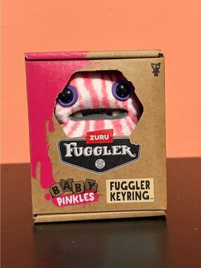 Brand New Zuru Fuggler Baby Pinkles Keyring